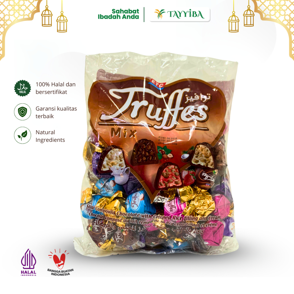 

Coklat Truffes MIX 1kg dan 400gr Coklat oleh oleh haji premium Coklat premium murah