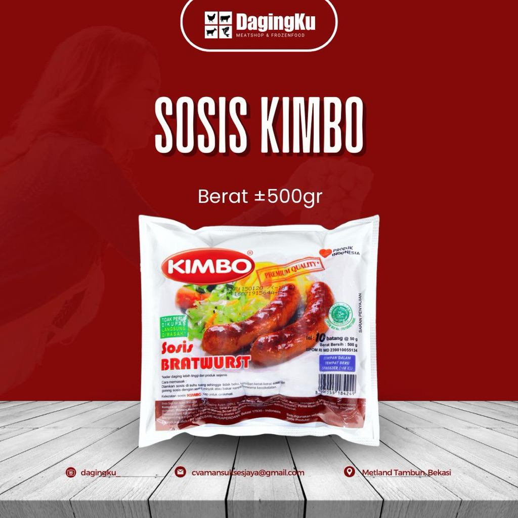 

Sosis Kimbo berat 500gr