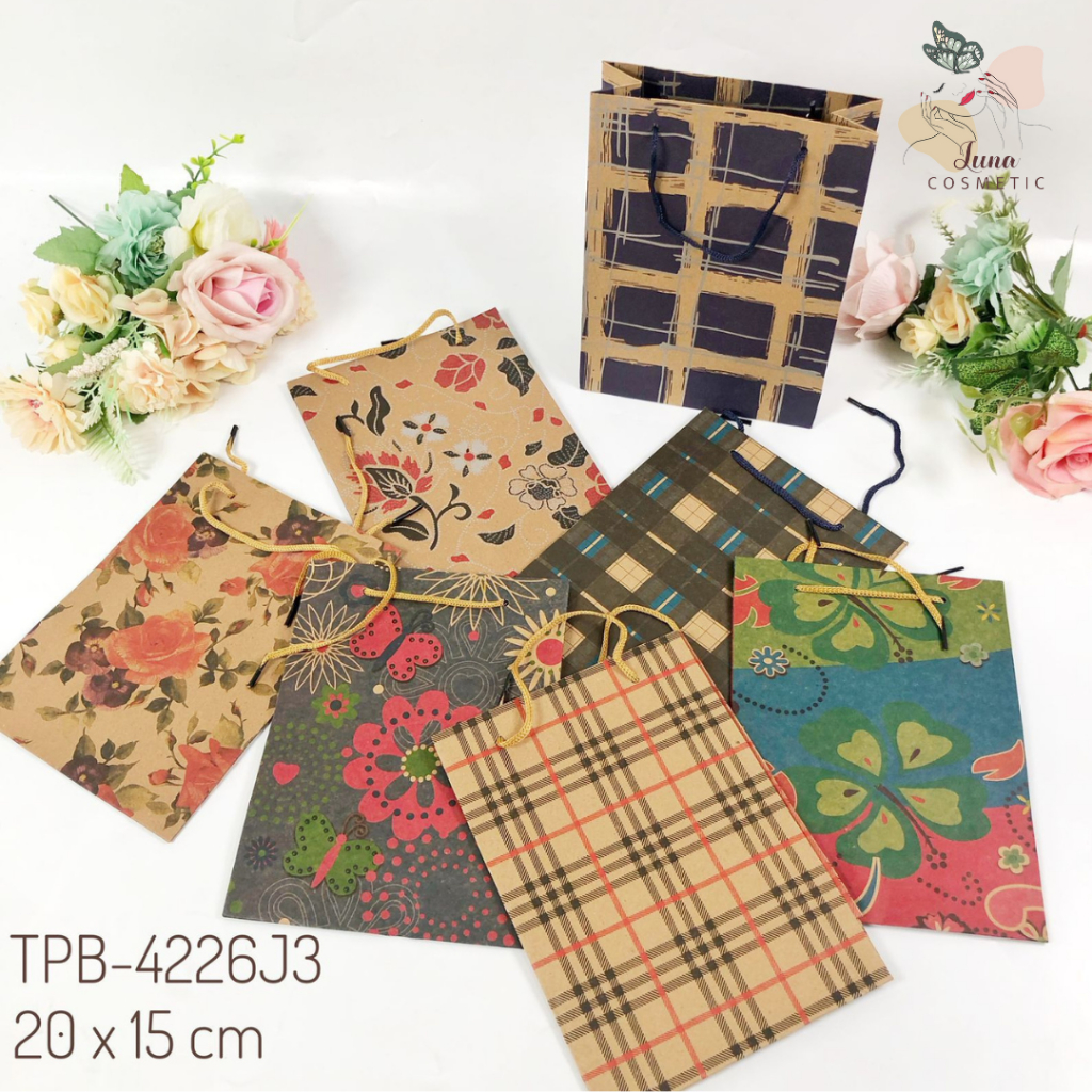

LUNA-TSJ-PAPERBAG UK 20X15 COKLAT MIX MTF BERIDIRI