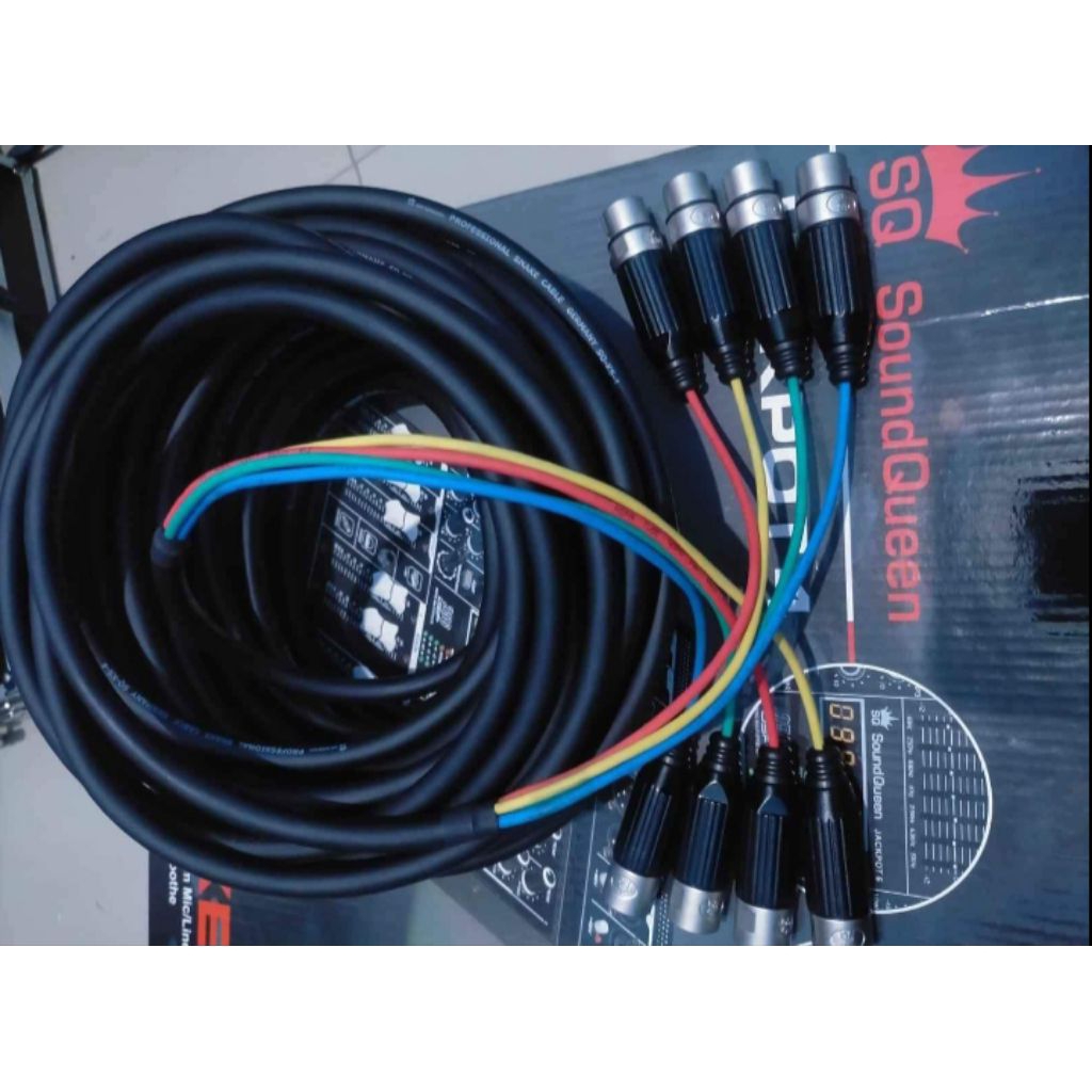 kabel input soundqueen 4 chaenel 30 meter