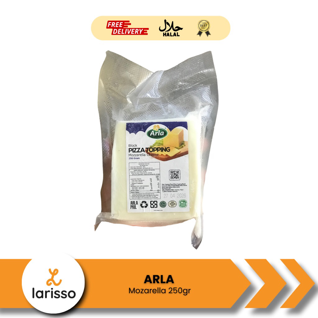 

Arla Keju Mozzarella 250g - Mozarella Arla - Keju Mozzarella Putih