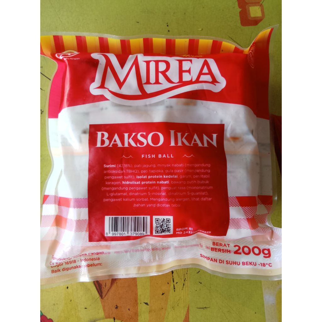 

Mirea Bakso Ikan 200gr