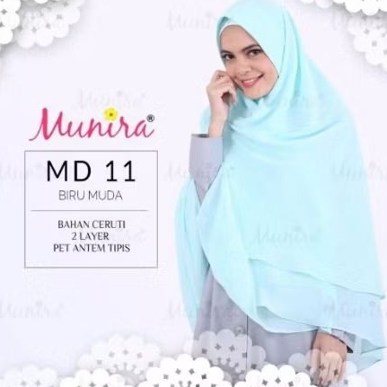 khimar 2 layer munira like new preloved