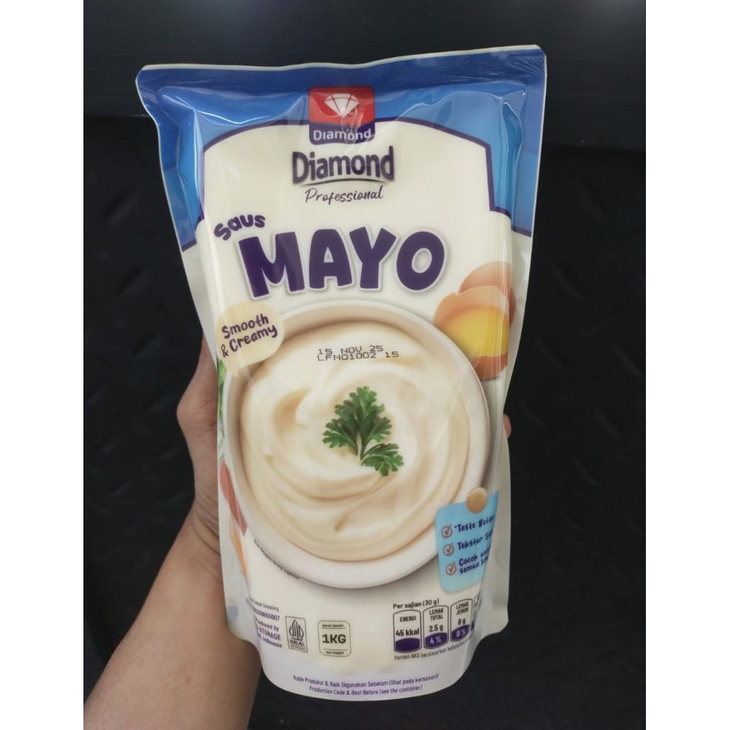 

1kg Diamond saus mayo mayones mayonaise soft & creamy