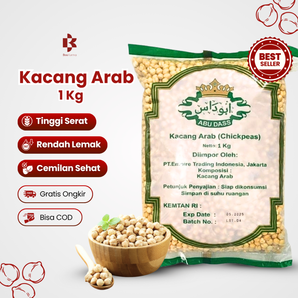 

Kacang Arab 1kg Panggang Oleh Oleh Haji Umroh