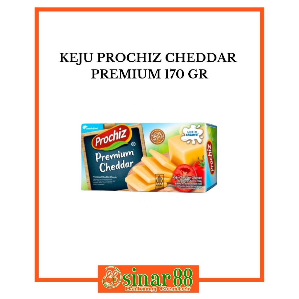 

Keju Prochiz Cheddar Premium 170gr
