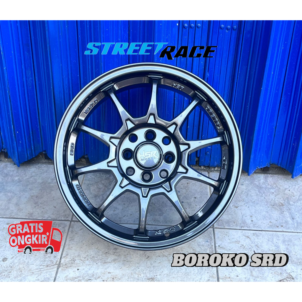 Velg Mobil Jazz Yaris Avanza Brio HSR Boroko Srd Ring 16 Model Jari2 Ce28 Velg Mobil Bekasi