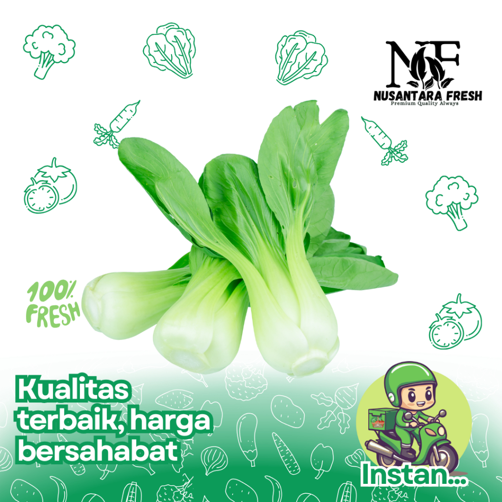 

Sawi Pokcoy Segar - 250gr / 500gr / 1kg Sayur Nusantara Fresh Solo