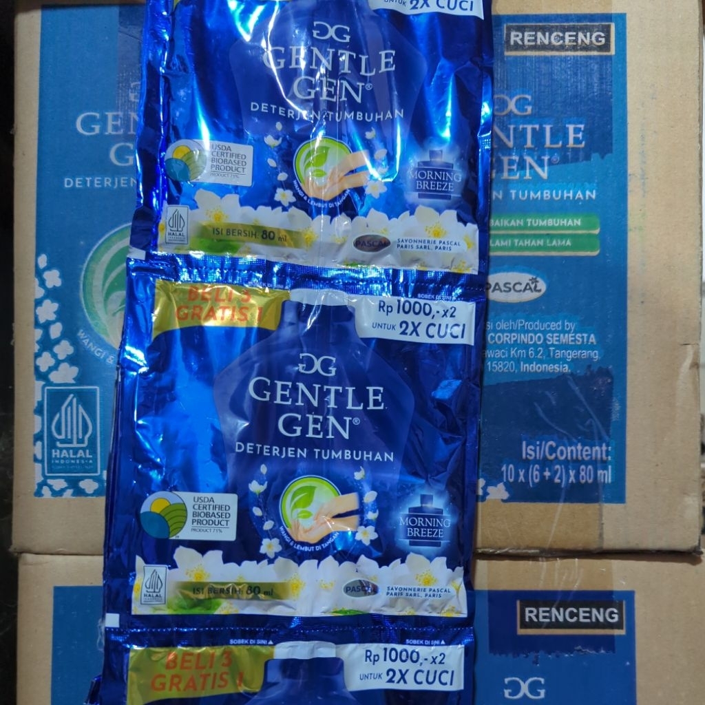 Gentle gen deterjen cair(dus)