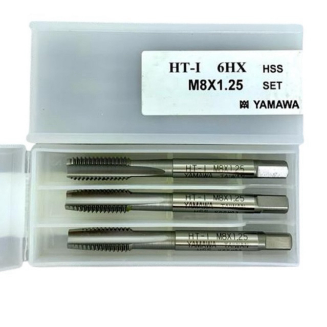 YAMAWA Hand Tap M8X1.25 Made In JAPAN | Hand Tap M8 X 1.25 HT-1 6HX Hss Yamawa Original