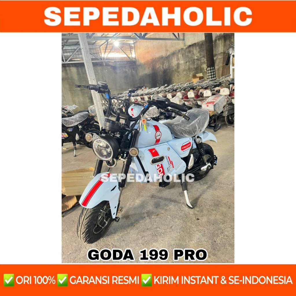 Sepeda Motor Listrik GODA 199 PRO MECHA KINGKONG 1500 Watt 20 AH Electric E Bike