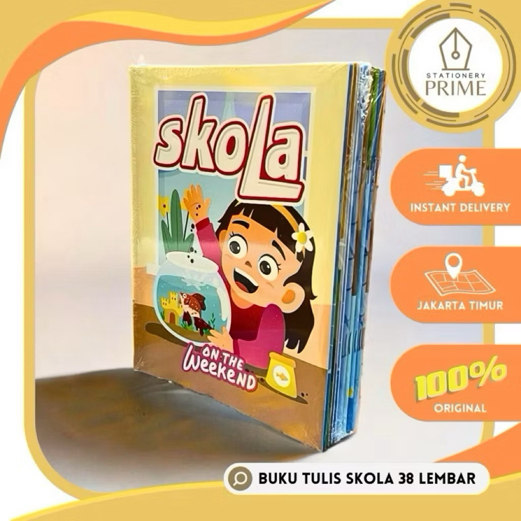 

Buku Tulis Skola 38 Lembar - 1 pack isi 10 pcs