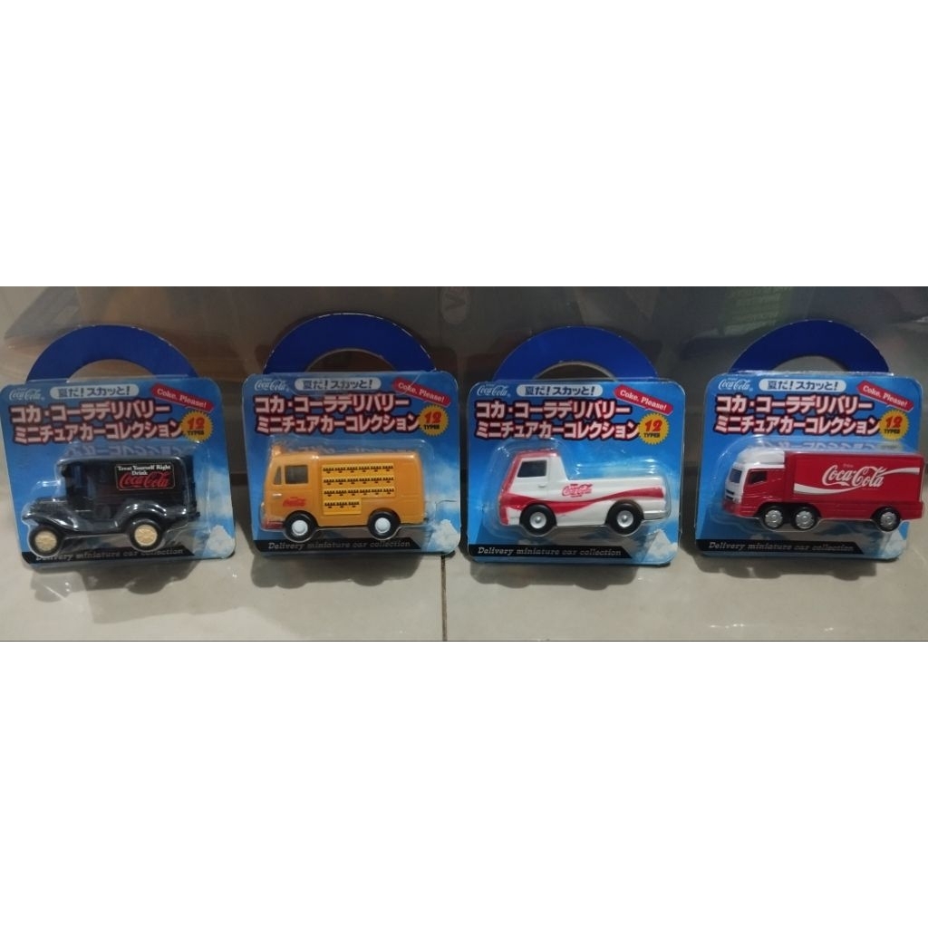miniatur car delivery collection coca cola