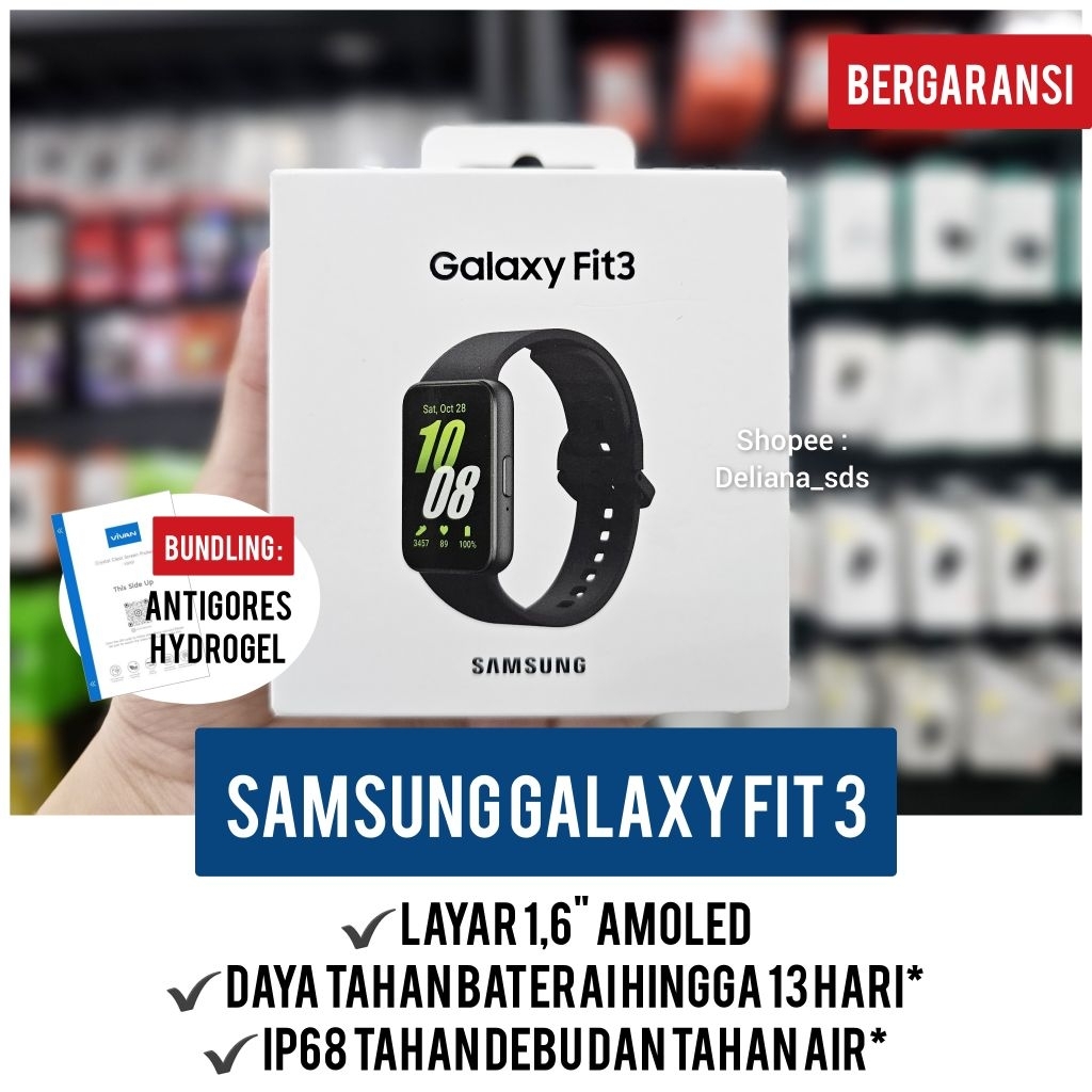 Samsung Galaxy Fit 3 Garansi Resmi 1 Tahun Samsung Galaxy Band Fit 3 Samsung Galaxy Watch Fit 3 Sams