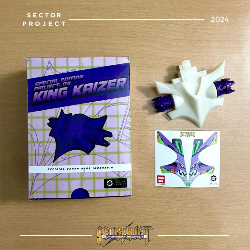 CRUSH GEAR SENJATA DEPAN KING KAIZER SECTOR PROJECT 04