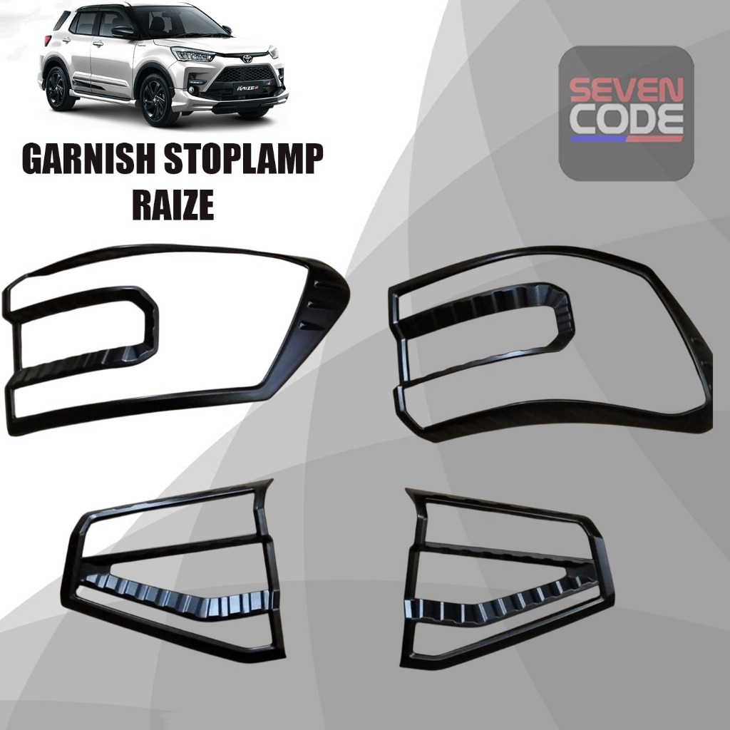 GARNISH LAMPU STOP RAIZE HITAM COVER LAMPU STOP RAIZE HITAM