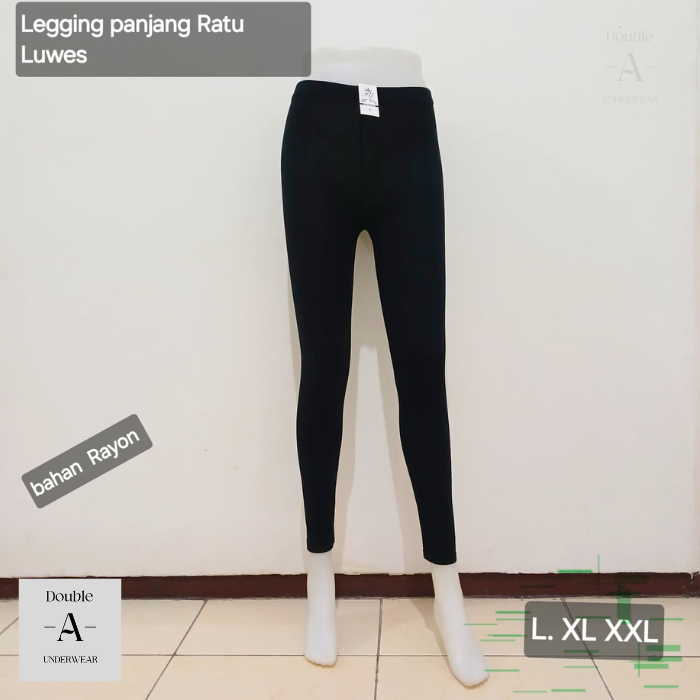 Ratu Luwes - Yoga Legging Celana Olahraga Wanita High Waist Polos Yoga Running Sports Legging Panjan