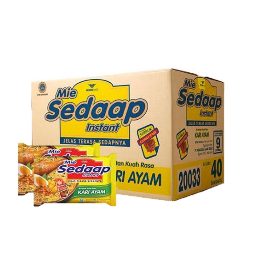 

Sedaap Mie Kari Ayam 72g – Kuah Gurih dengan Rasa Kari Otentik