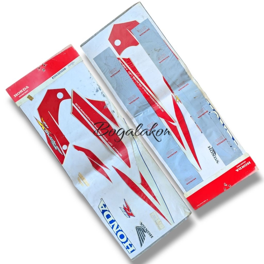 Striping stiker supra x 125 2006 limited original ahm 871x0ktm870za