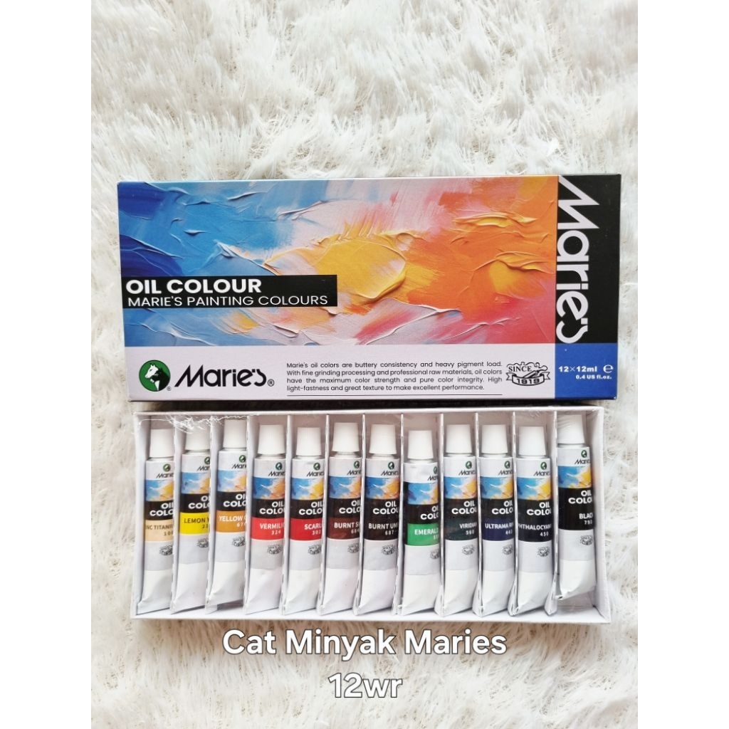 

Cat Minyak Maries 12wr/Oil Colour Maries 12wr @12ml/C67