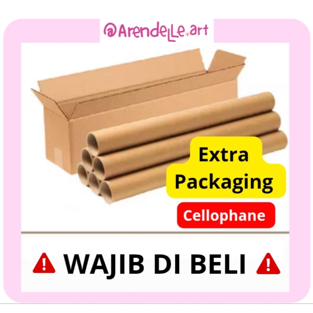

Kardus + selongsong packaging - bubble wrap - extra packing aman rapi untuk cellophone