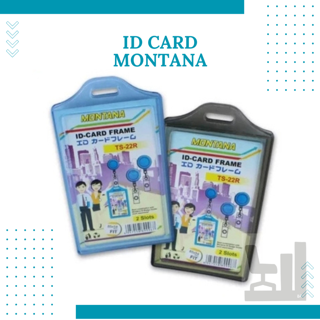 (5 pcs) Montana ID-Card Frame TS-22R & TS-21R | Name Tag | Co-card Panitia