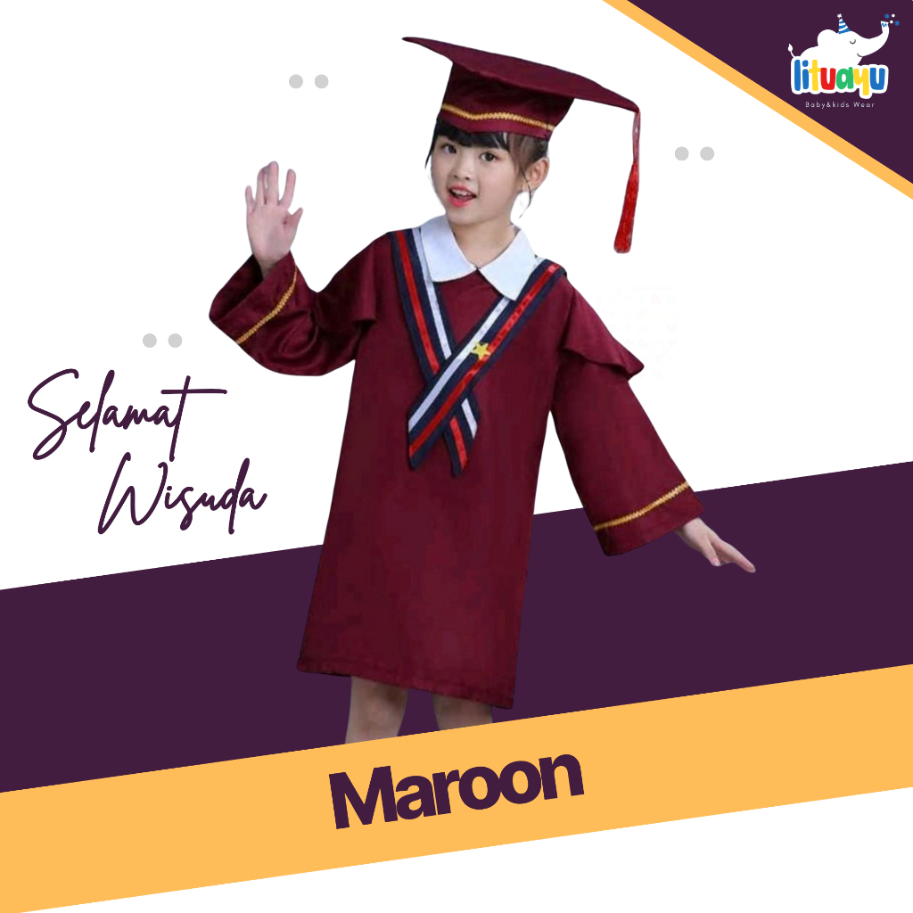 Toga Wisuda Dewasa Baju Toga Wisuda Dewasa Full Set