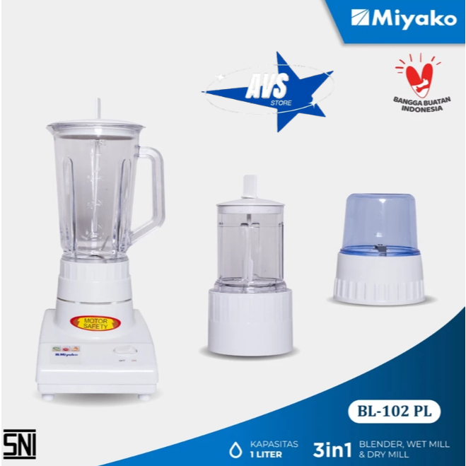 MIYAKO BLENDER 3 IN1 BL 102PL