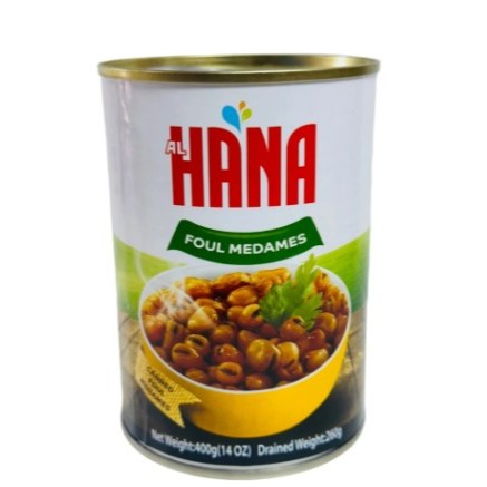 

Al Hana Foul Medames - Ready-to-Eat Fava Beans (400g)