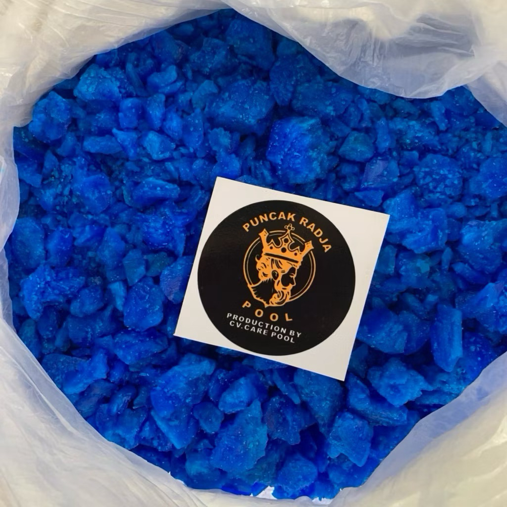 Terusi 25KG COPPER SULFATE  Obat Pembiru Anti Lumut Dan Penjernih Air Kolam Renang Kemasan 15KG ORIG