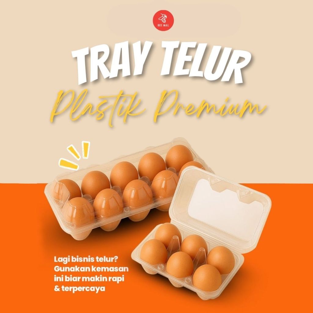 MIKA TRAY TELUR EGG TRAY ISI 6 TELUR & 10 TELUR SUDAH ADA PENGUNCI ORIGINAL| TRAY SUSHI MURAH