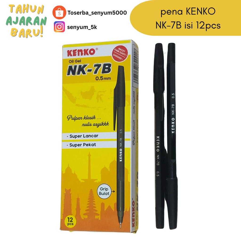 

PENA/PULPEN KENKO NK-7B ISI 12PCS