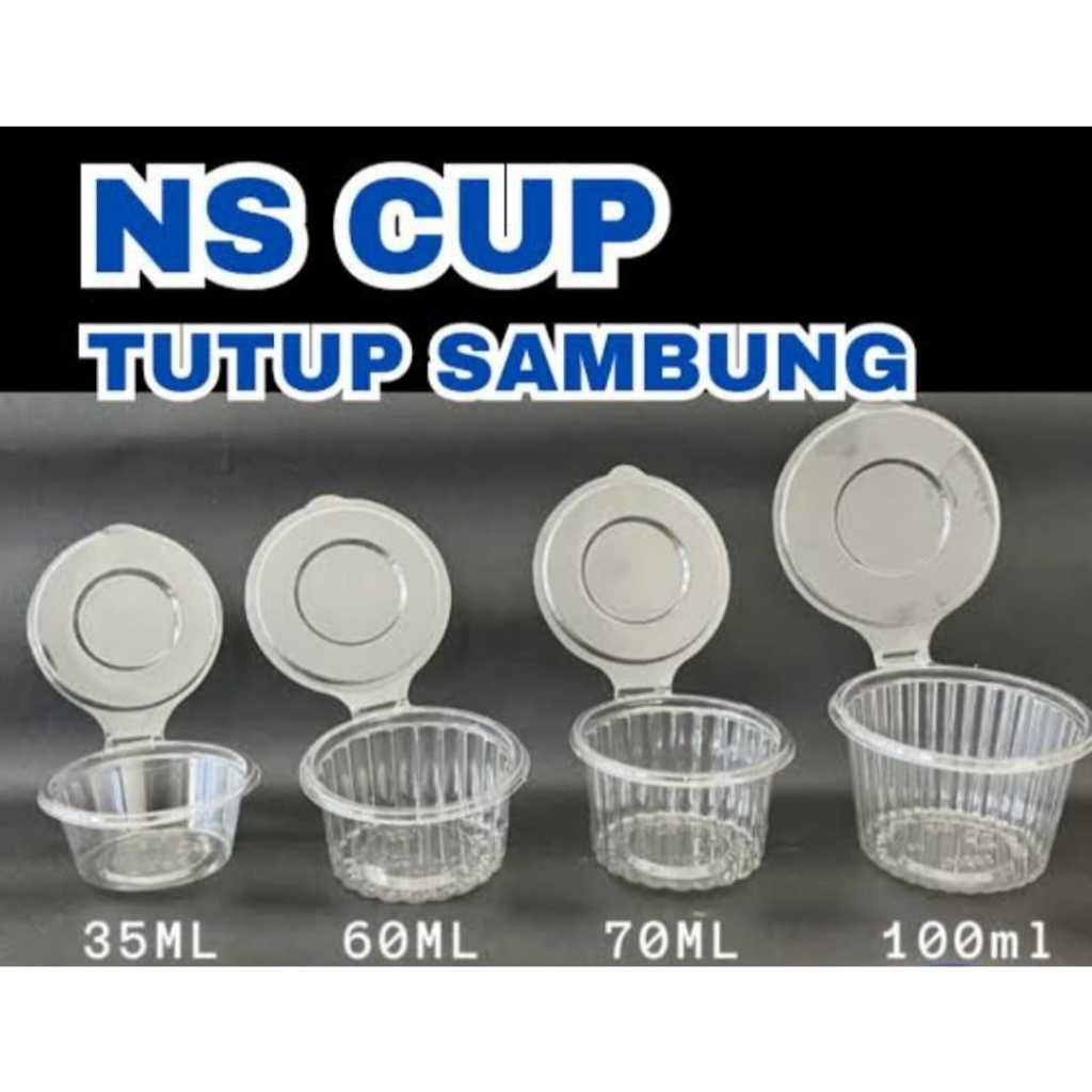 CUP PUDING NS CUP TUTUP SAMBUNG ISI 50pcs