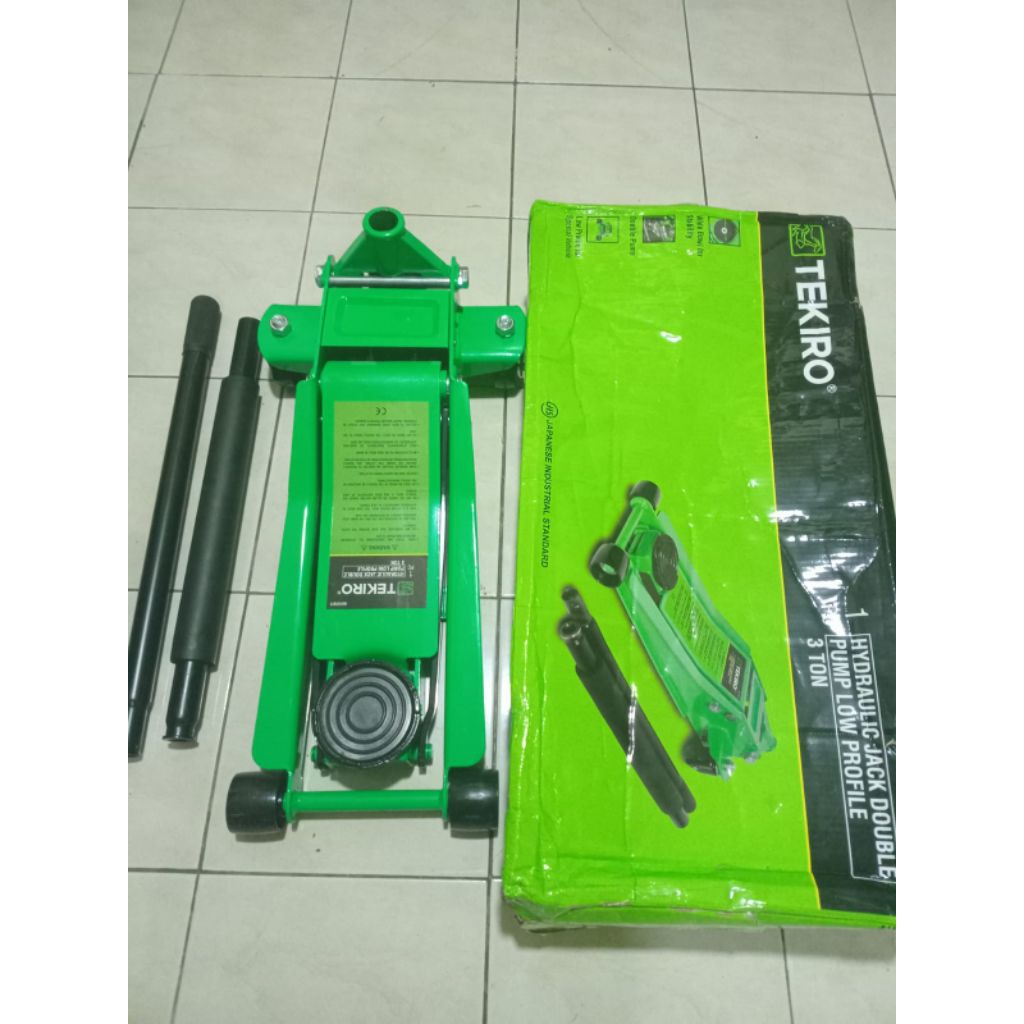 dongkrak buaya tekiro 3ton double piston
