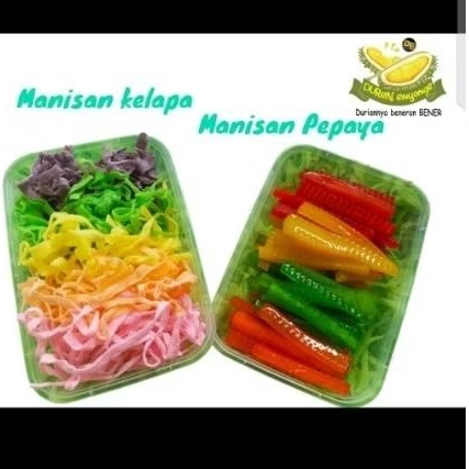 

Manisan Kelapa dan Manisan Pepaya