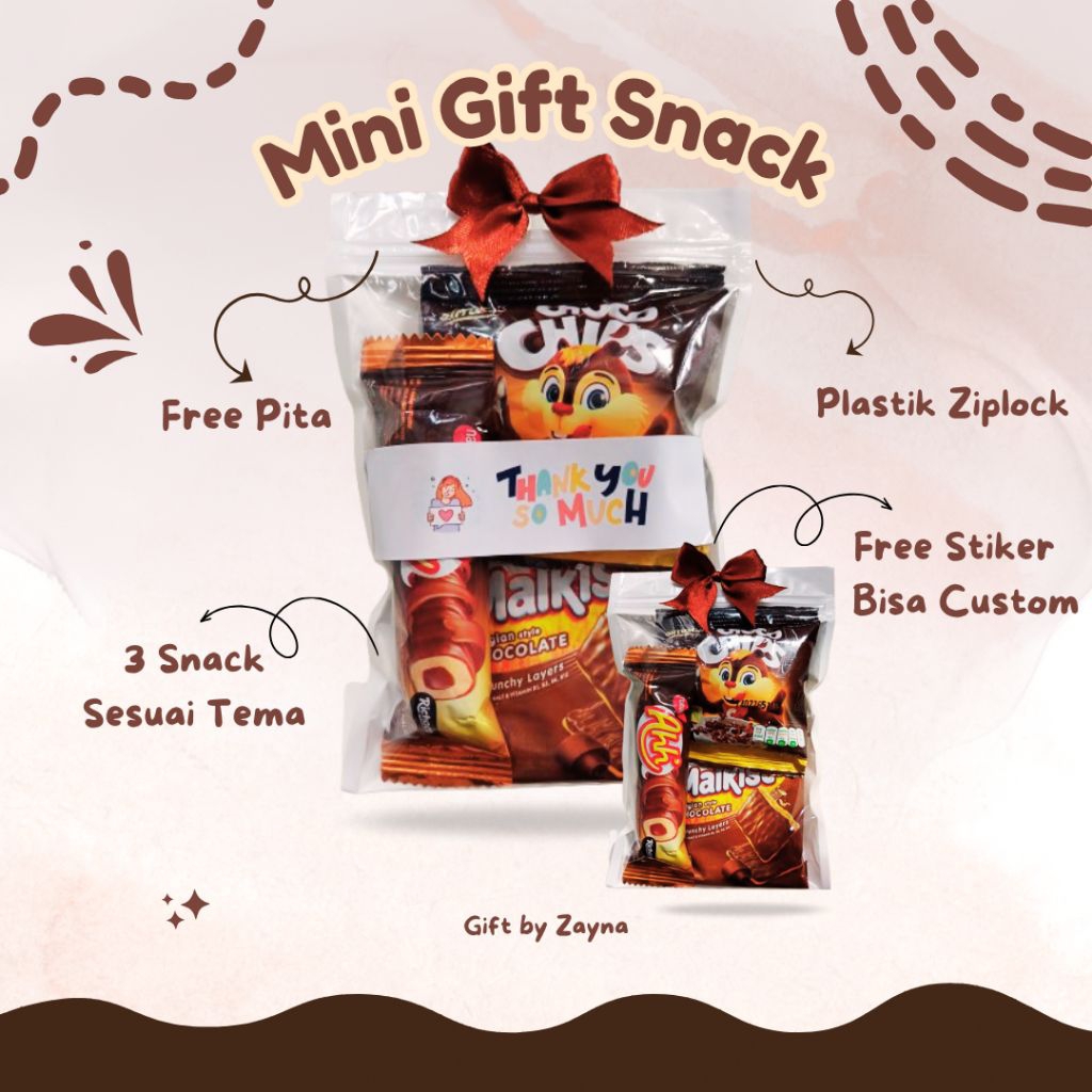

MINI GIFT SNACK TEMA COKLAT| HAMPERS | GOODIE BAG | SNACK ULANG TAHUN | HADIAH By Zayna