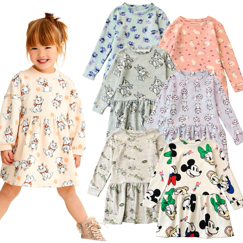 sweatshirt dress anak perempuan hm
