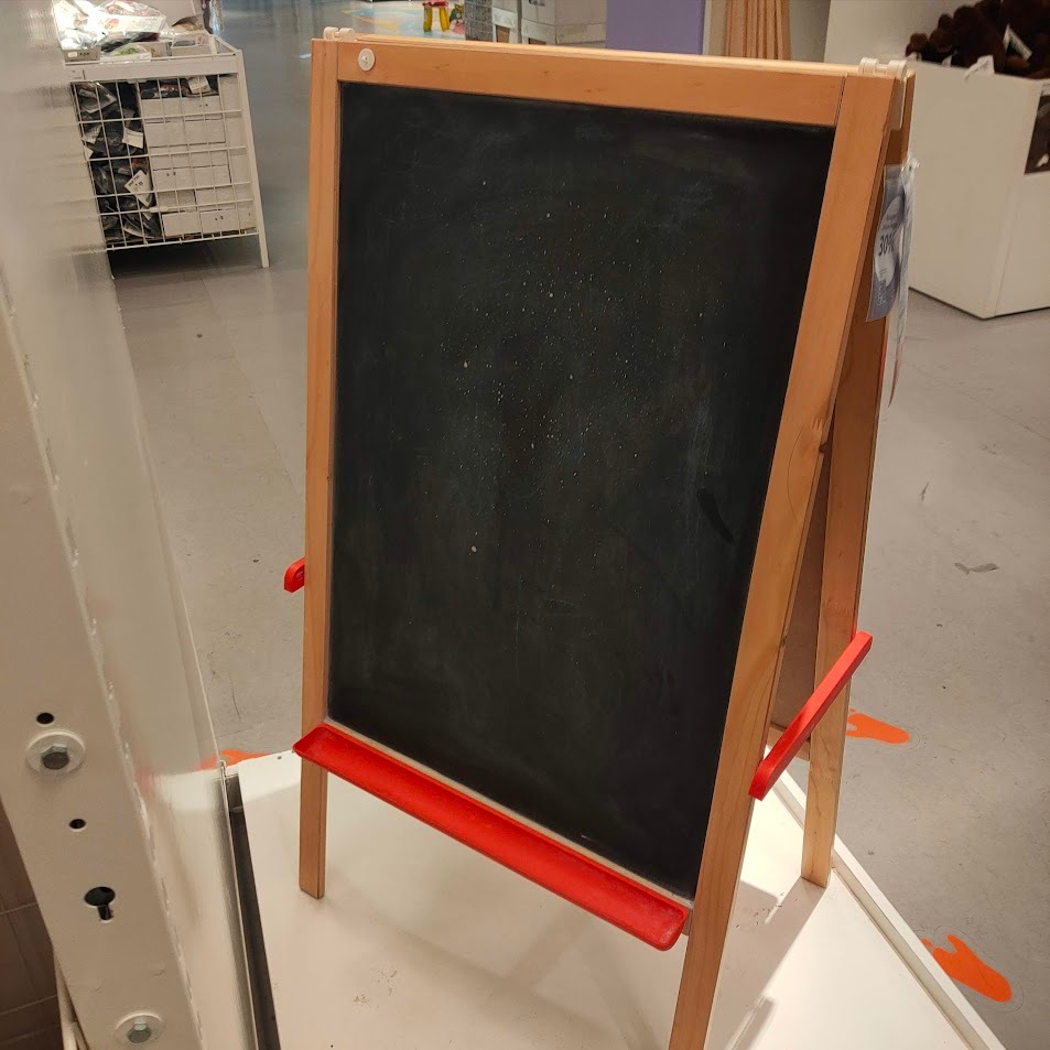 

Papan Tulis Lukis 2 Sisi White Board / Black Board Mala