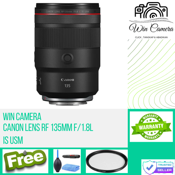Canon Rf 135mm f1.8L IS USM Lens Canon Rf 135mm f/1.8L IS USM Rf 135mm f1.8L IS USM Garansi Distribu