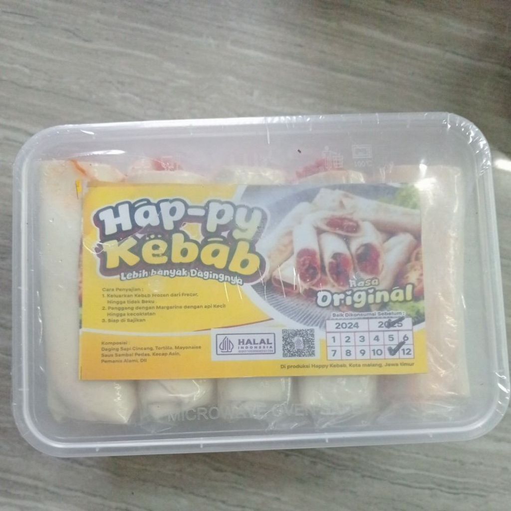 

HAPPY Kebab ORIGINAL isi 10