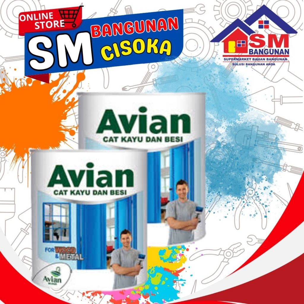 CAT KAYU AVIAN / CAT BESI AVIAN