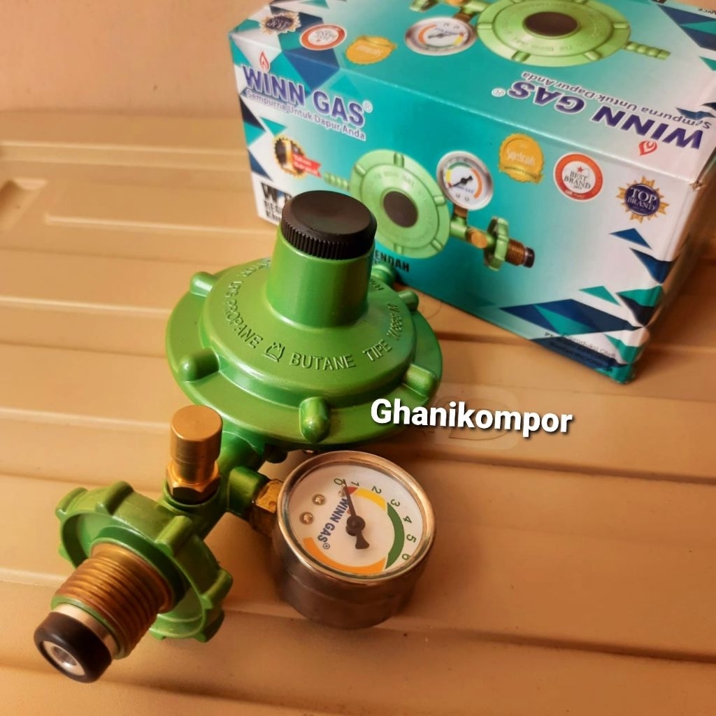 Instalasi Gas Lpg 50 Kg Winn gas Low pressure - Regulator Gas Lpg 50 Kg