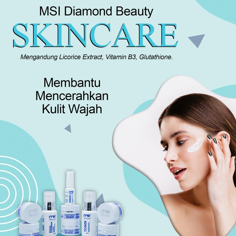 MSI Diamond Beauty Skincare Paket perawatan wajah lengkap