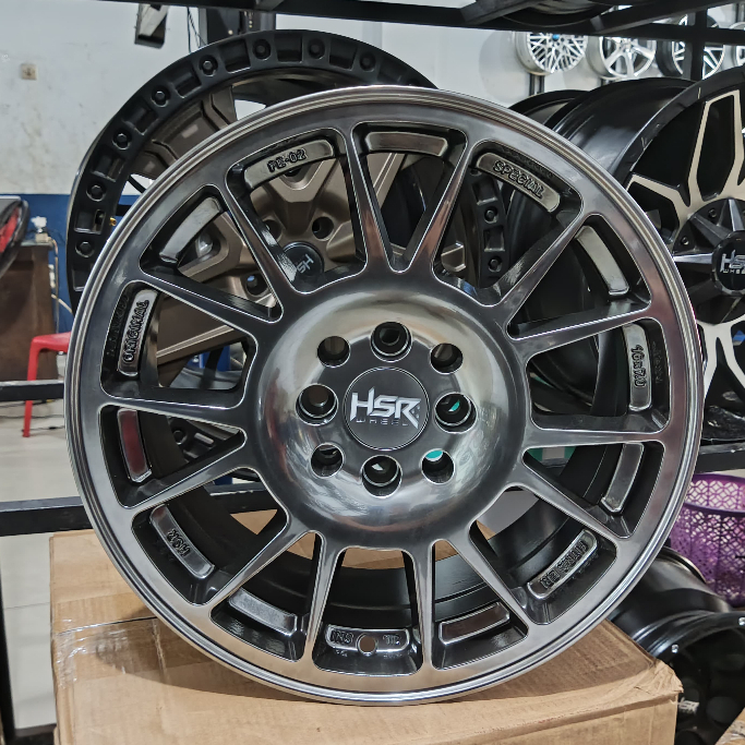 Velg racing hsr ring 16 untuk mobil brio jazz yaris mobilio vios city avanza kijang ignis baleno dll