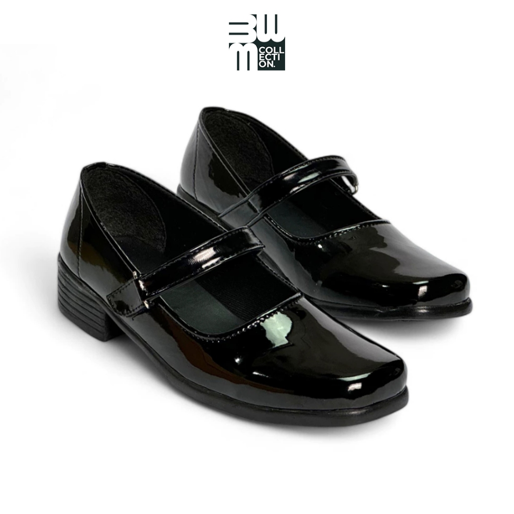 Sepatu Wanita / Sepatu Pantofel Wanita Htam / Sepatu Pantofel Paskibra Wanita Bertali / Sepatu Sekol