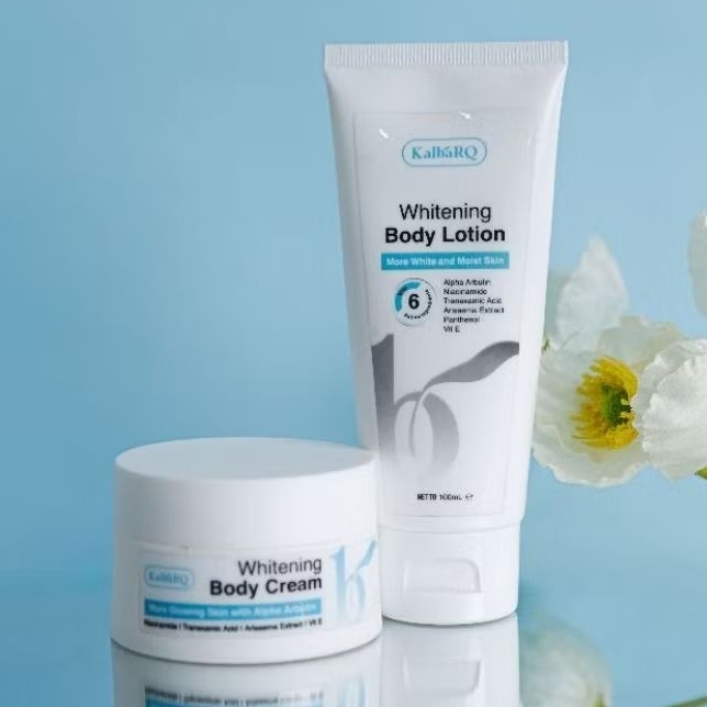 KalbaRQ Whitening Body Lotion & Cream 100& 50 ml Duo whitening