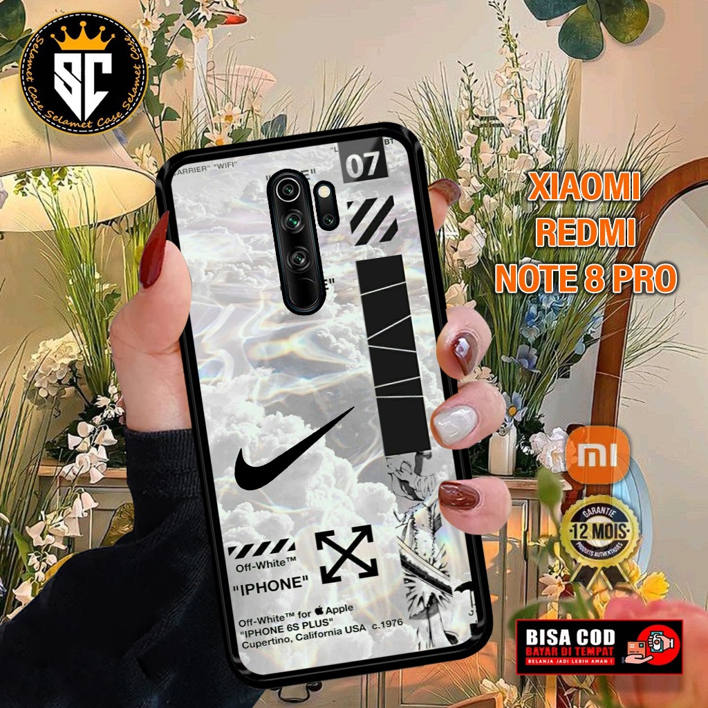 CASE XIAOMI/REDMI NOTE 8 PRO MOTIF NIKE READY UNTUK SEMUA TYPE HANDPHONE,SOFTCASE & HARDCASE 2D GLOS