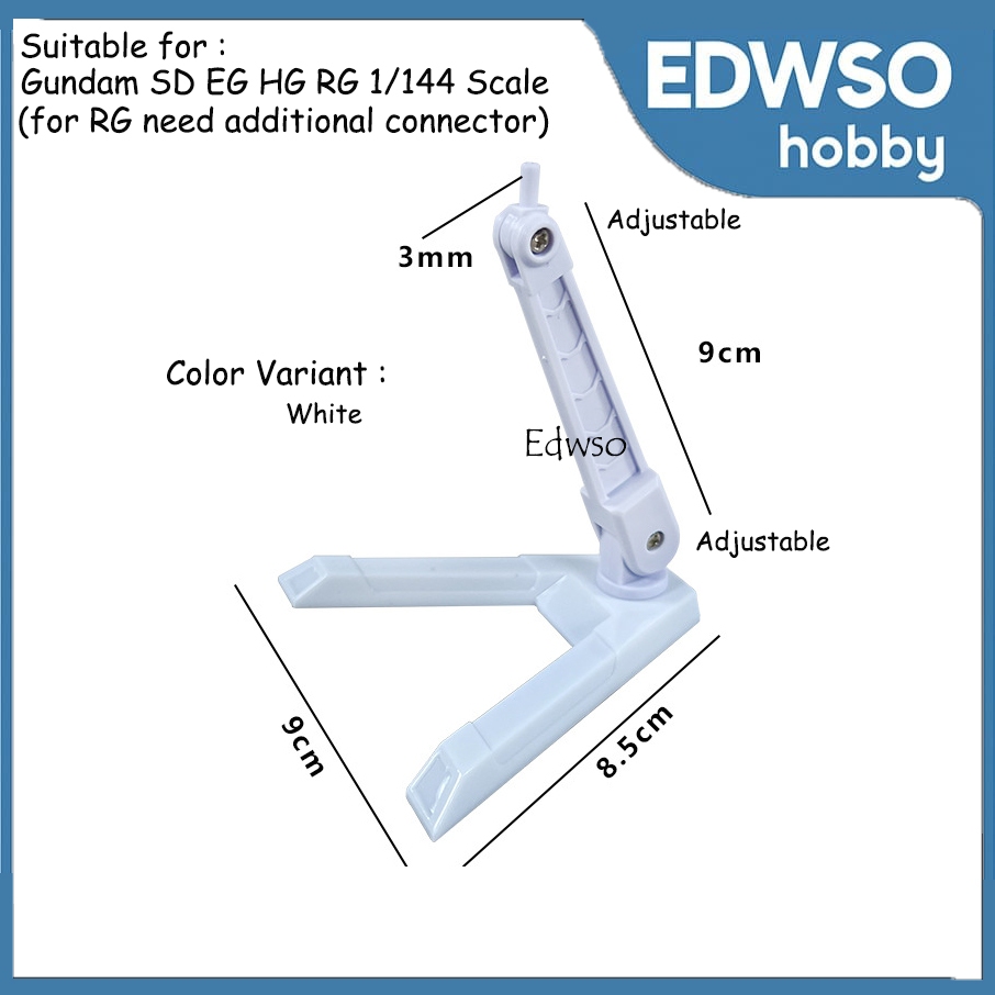 Stand Base Action Figure Gundam BB SD SDW SDCS HG RG 1/144 Artikulasi V Ver.