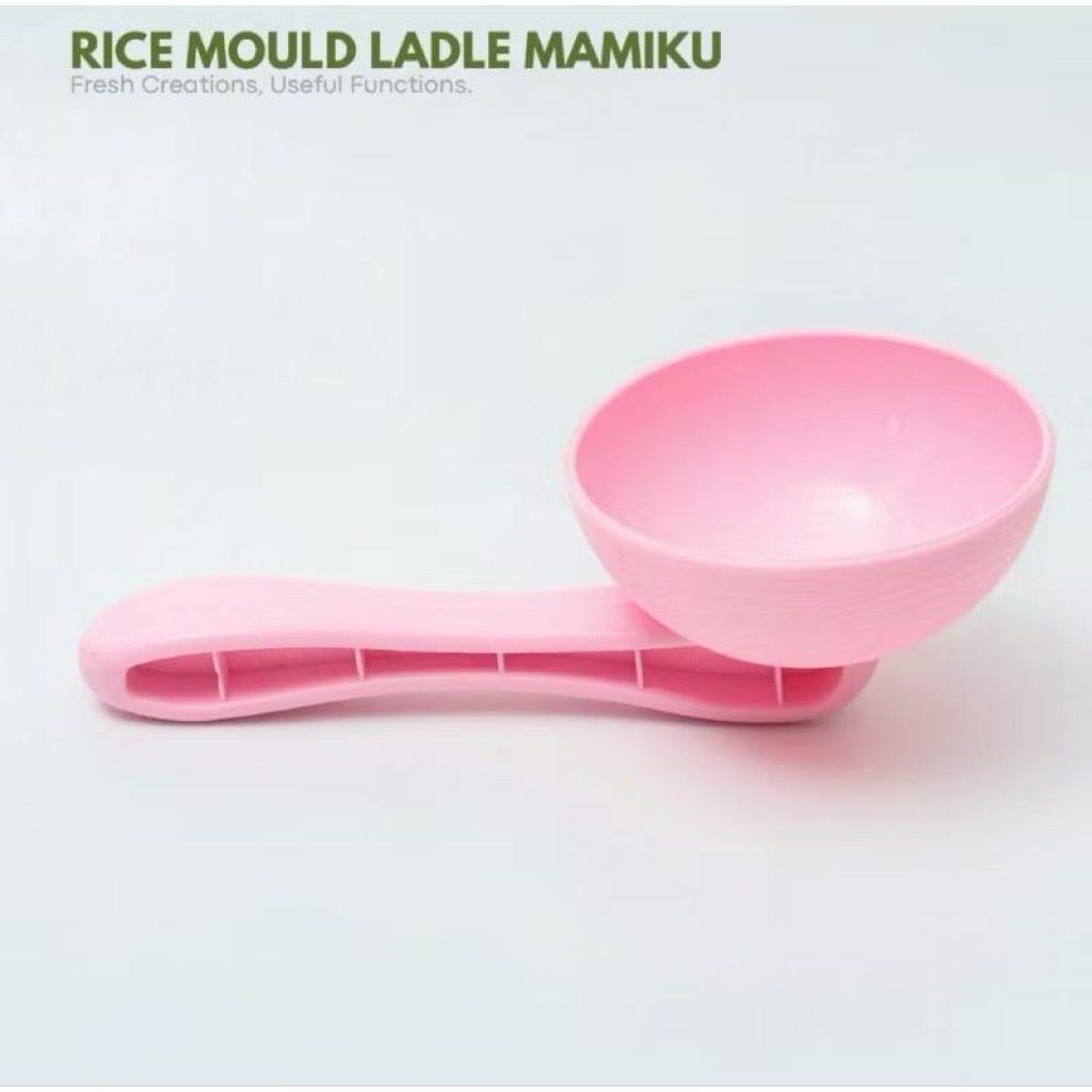 centong batok nasi alexish/centong nasi bulat/centong nasi batok plastik/centong nasi anti lengket