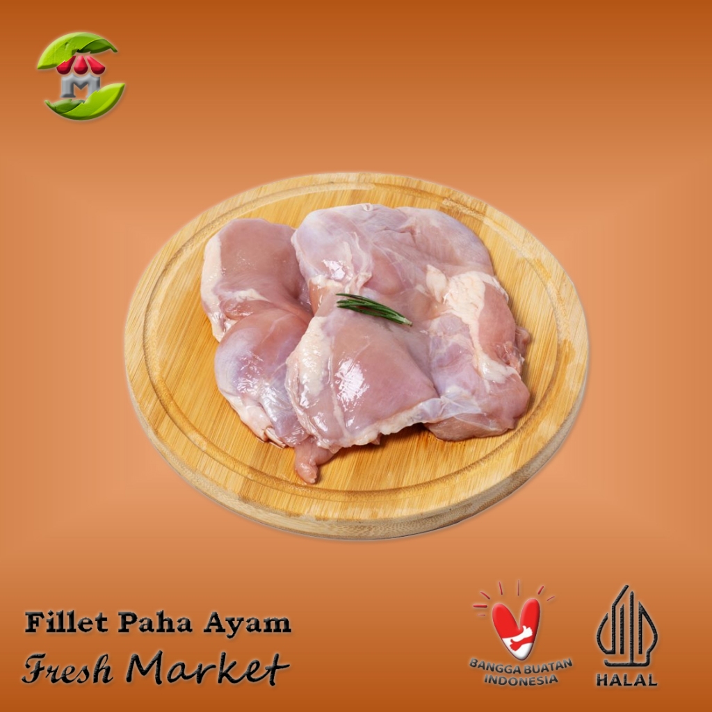 

[Bintaro] Boneless Fillet Paha Ayam Tanpa Kulit Pack 970gr - 1kg